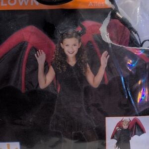 Kids Devil Costume with Red Wings